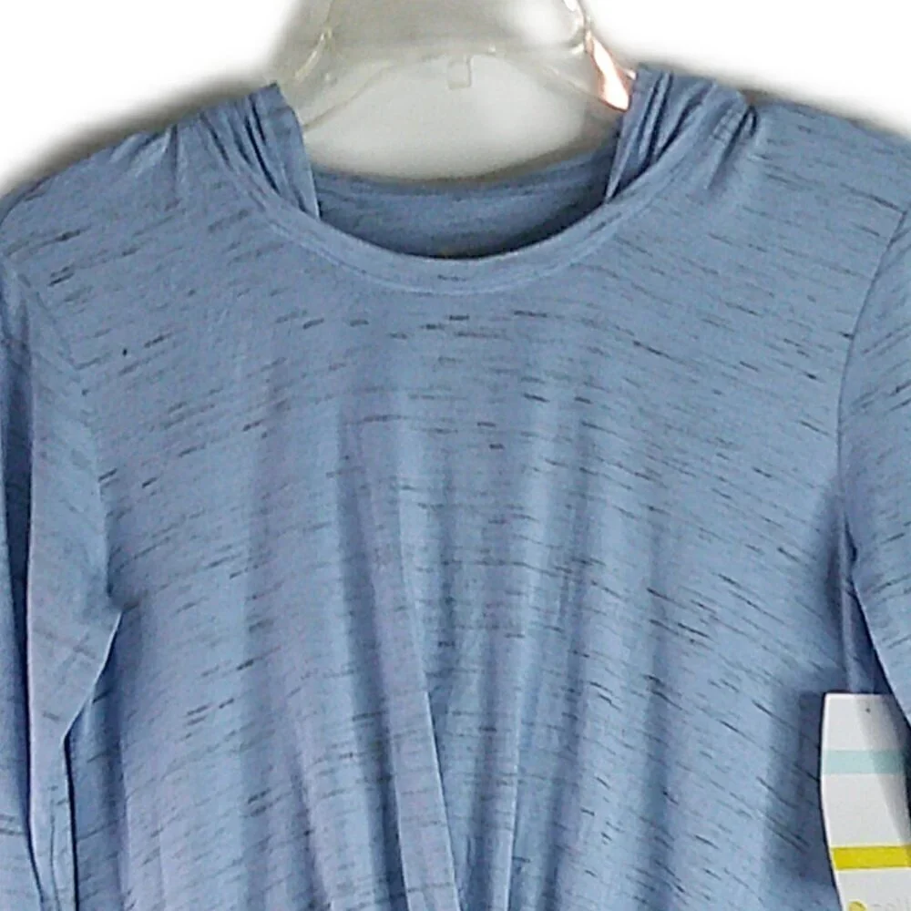 Zella - Long Sleeve Hooded Lightweight Tee - Size Large - Picture 3 of 9